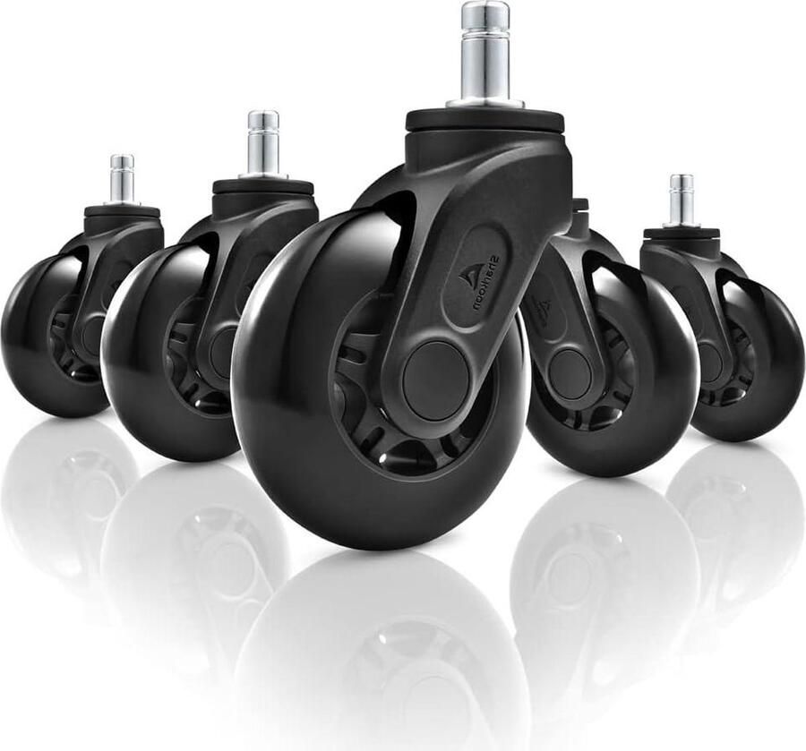 Reservewielen voor gaming- of bureaustoelen 75 mm