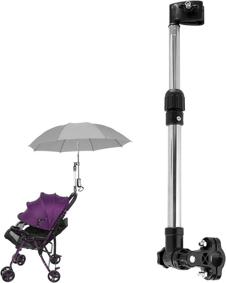 Retractable Umbrella Holder for Buggy Pram Stroller Wheelchair Golf Trolley