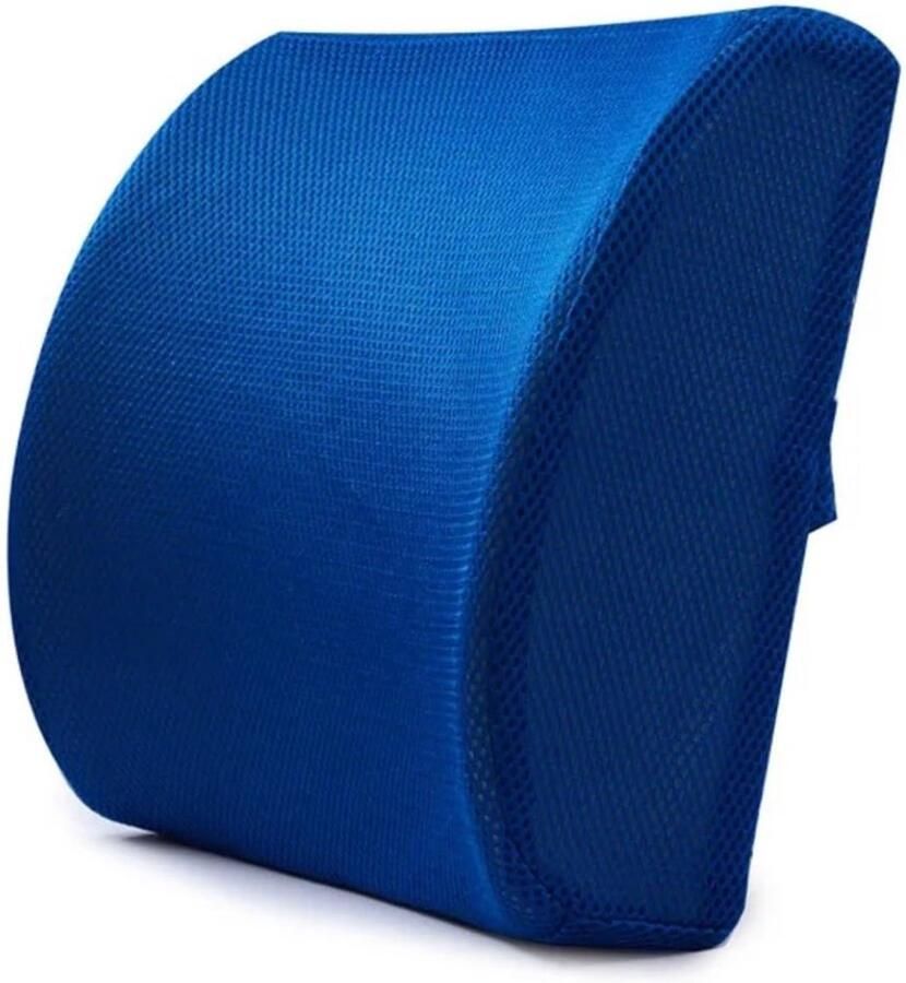 Rgonomisch Rugkussen Onderrug Memory Foam Rugsteun Lendensteun Vermoeidheid verlichten Voor Auto Bureaustoel Bank en Bed Autokussen Thuiswerken Rugklachten & Zitcomfort grijs 45*36*7 - Foto 2