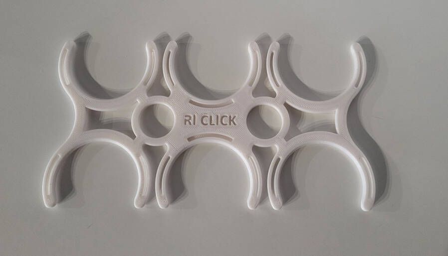 RI-Click Blikjeshouder Universeel Set 3 stuks Alle soorten Opbergen Lege blikjes Sixpackhouder Oplossing Statiegeldblikjes Blikjeshouder Kliksysteem Handig Stabiel Verzamelen Bewaren Inleveren Statiegeld Wit
