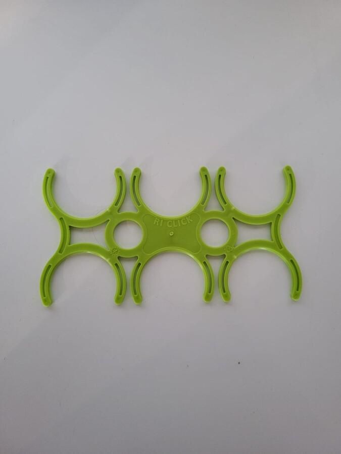 RI-Click Blikjeshouder Universeel Set 3 stuks Alle soorten Opbergen Lege blikjes Sixpackhouder Oplossing Statiegeldblikjes Blikjeshouder Kliksysteem Handig Stabiel Verzamelen Bewaren Inleveren Statiegeld Wit