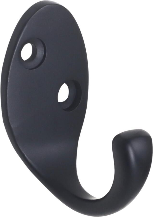 RICOO kapstokhaak wandhaak zwart kapstokhaak wand MH014-B1 kapstok 1 stuk wandkapstok metaal kapstokhaak vintage kapstokhaak kapstokhouder wand