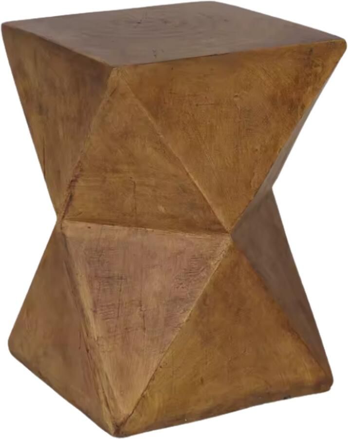 RM Store Betonnen Bijzettafel Koffietafel Salontafel Tuinkruk Indoor & Outdoor Bruin 31 x 31 x 45 cm