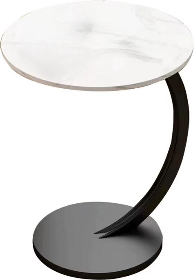 RM Store Bijzettafel Koffietafel Salontafel Woonkamer Slaapkamer Zwart Frame 40 x 40 x 60 cm