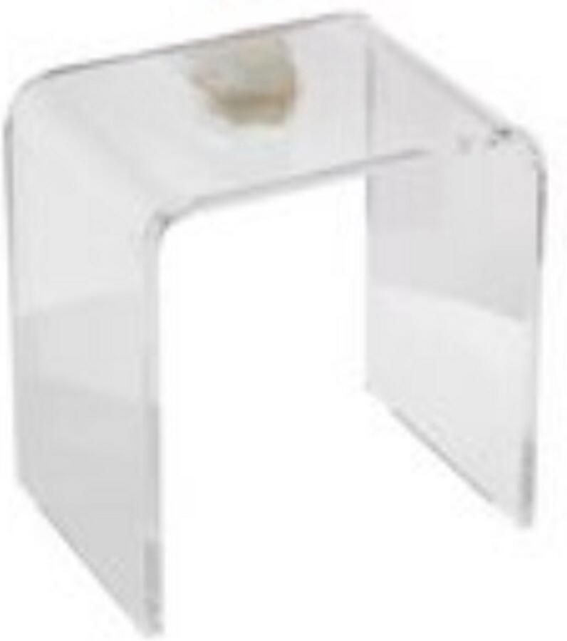 RM Store Moderne Bijzettafel Salontafel Koffietafel Woonkamer Slaapkamer Doorzichtige Acryl Binnen En Buiten 42x30x46 cm