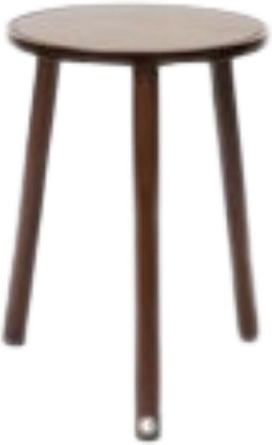 RM Store Set Van 2 Bijzettafels Houten Bijzettafels Salontafels Bloempottenhouders Planten Standaard Bloemen Tafel 3 Poten 30.5x30.5x42 cm