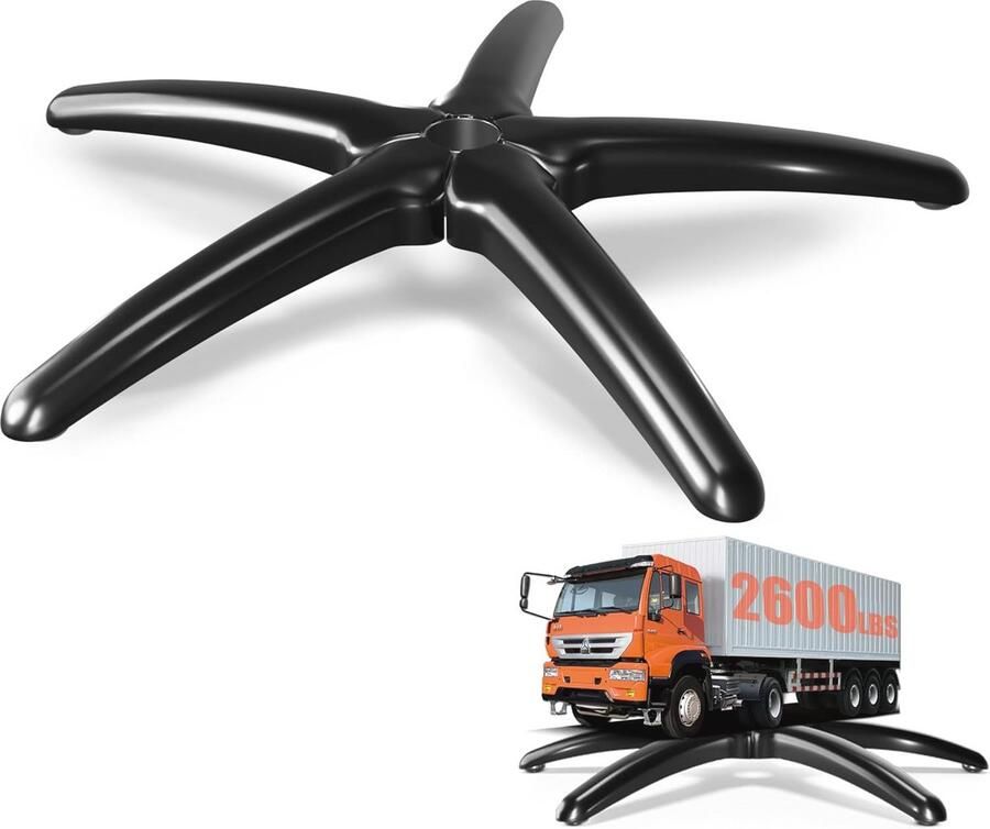 Robuuste Bureaustoel Kruisvoet Universele Draaikruis voor Bureaustoelen