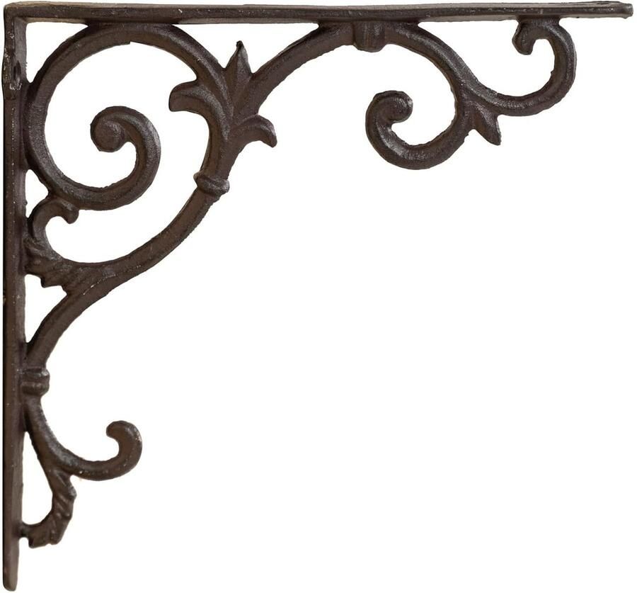 Robuuste Plankhouder Duurzaam Gietijzer Vintage Stijl