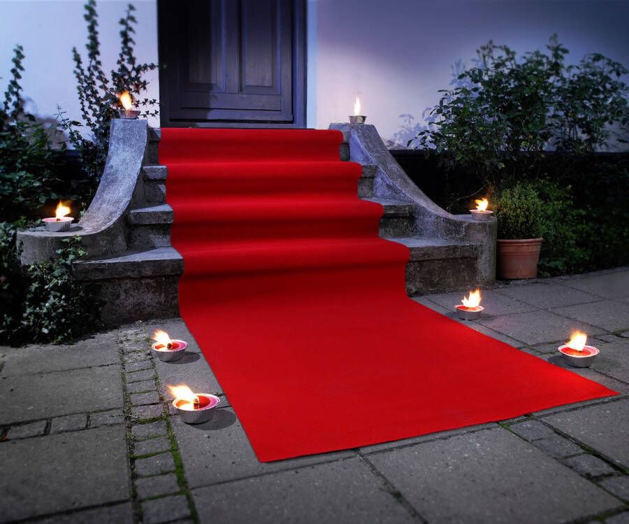 Rode Loper Tapijt 100x1500 Rood