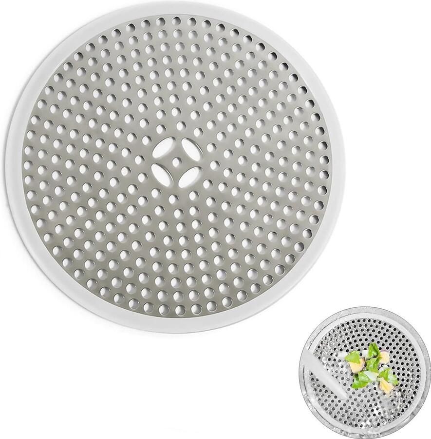 Roestvrij Stalen Douche Drain Haarvanger en Afvoerfilter voor Badkamer en Keuken