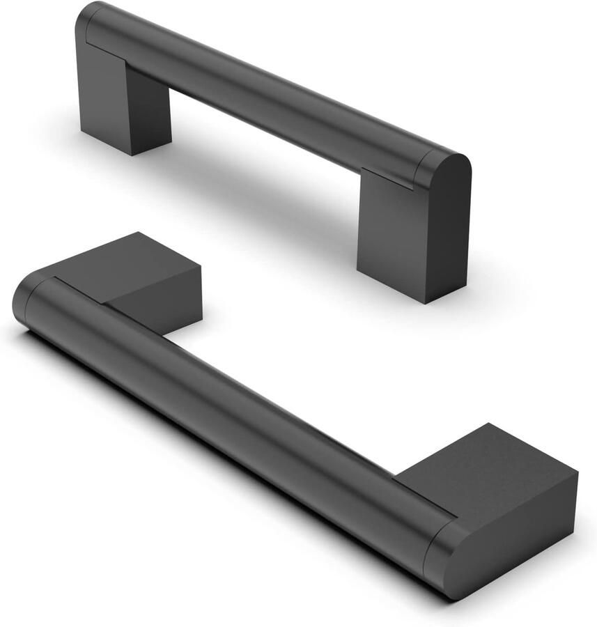 Roestvrijstalen Deurgrepen 10 stuks Mat zwart 96 mm gatafstand