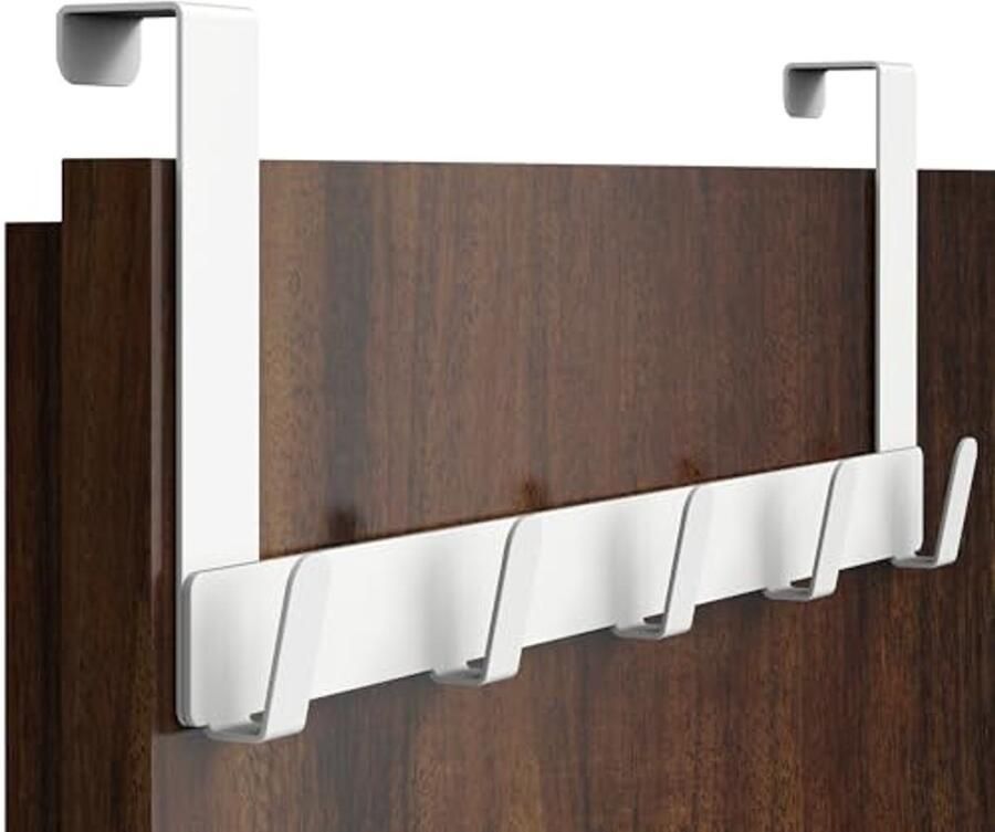 Roestvrijstalen Deurkapstok Premium Kleding- en Handdoekhouder Ruimtebesparende Oplossing