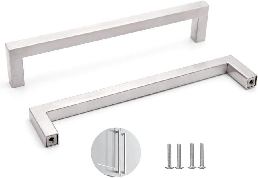 Roestvrijstalen Kastgrepen Duurzaam en Eenvoudig te Installeren Set van 2