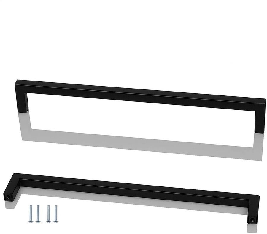 Zwarte keukenkast handgrepen stijlvol en praktisch 2 stuks 288mm