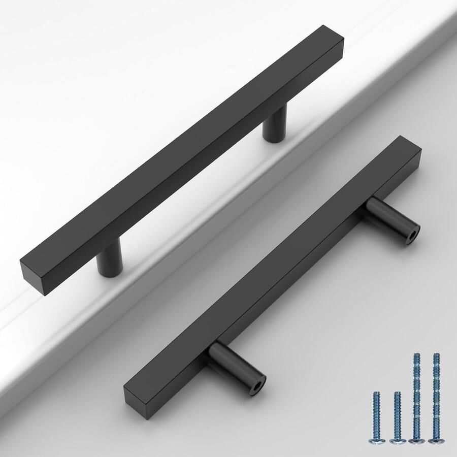 Roestvrijstalen kastgrepen set van 10 duurzaam 96 mm CC
