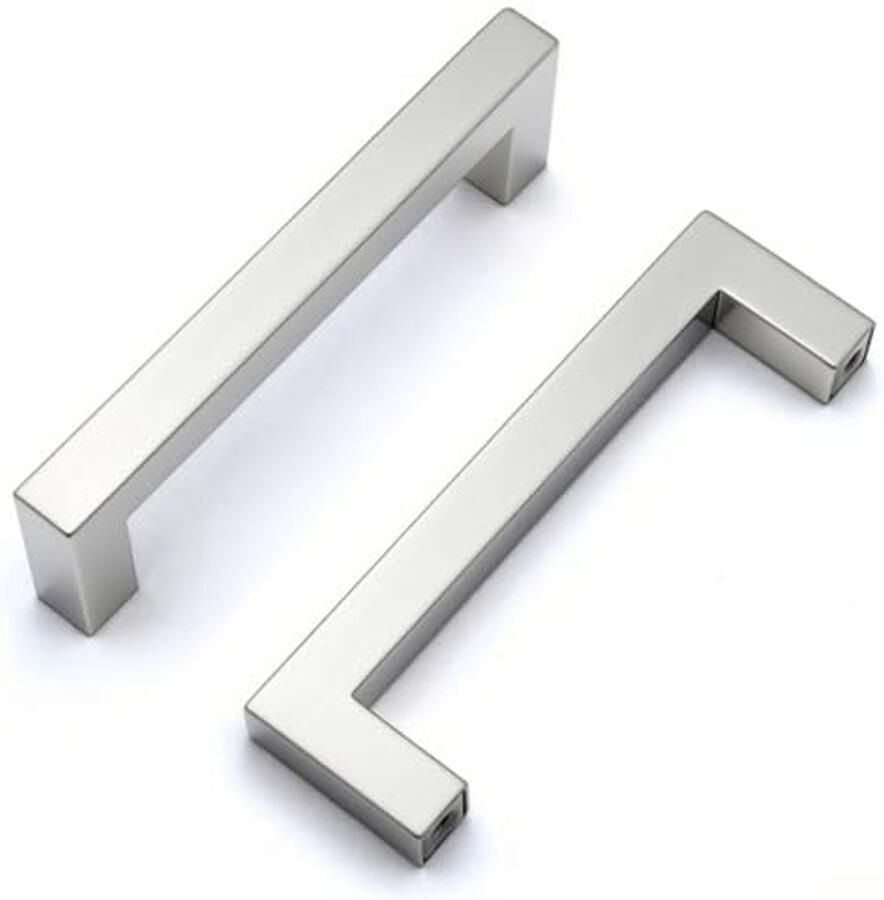 Roestvrijstalen kastgrepen voor meubels deurknoppen met schroef en gatafstand van 96 mm