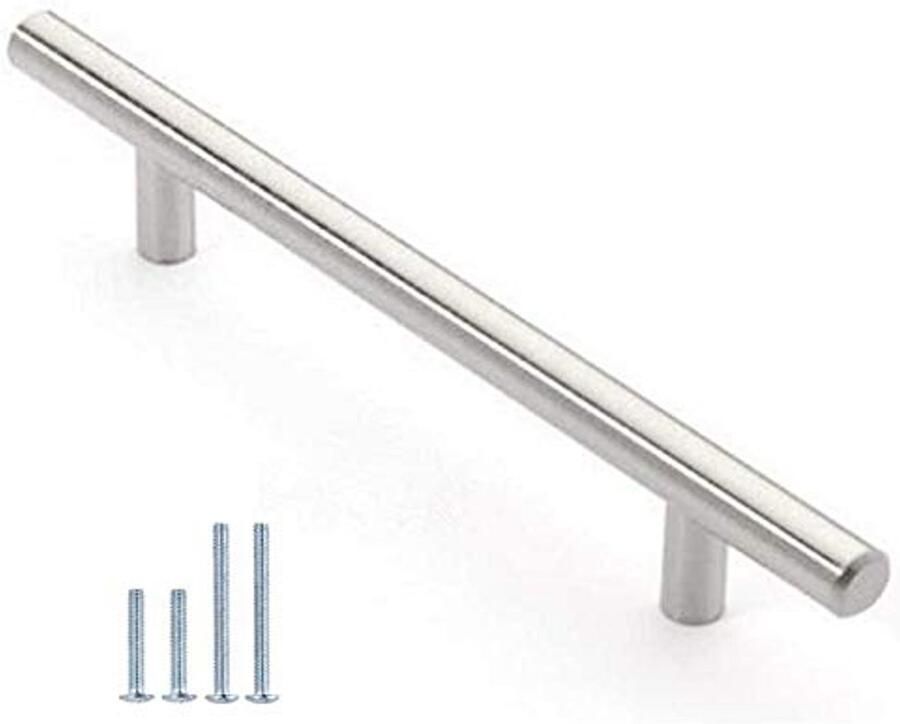 Roestvrijstalen Keukenkast Handgrepen T-bar Pull (30 stuks 12 mm)