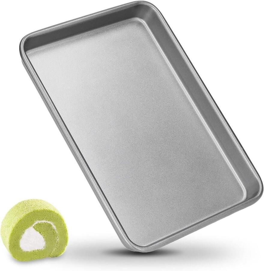 Roestvrijstalen rechthoekige braadpan bestand tegen hoge temperaturen antiaanbaklaag bakgereedschap (S)