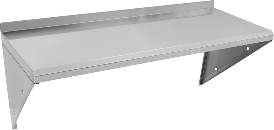 Roestvrijstalen Wandplanken Driehoekig Multifunctionele Haak 1 stuk 120 x 32 x 55 cm