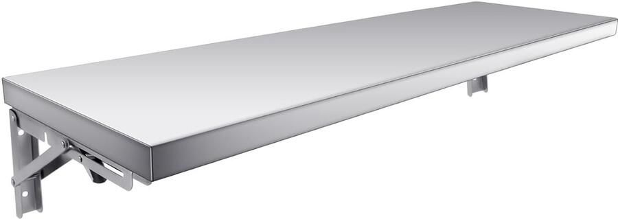 Roestvrijstalen Wandrek Ruimtebesparend 1 stuk 201 Roestvrij staal 400-1000 x 300 mm