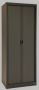 Roldeurkast jaloeziedeurkast archiefkast rolluikkast kantoorkast met roldeuren 198 x 100 x 43 cm (HxBxD) Kleur aluminium - Thumbnail 2