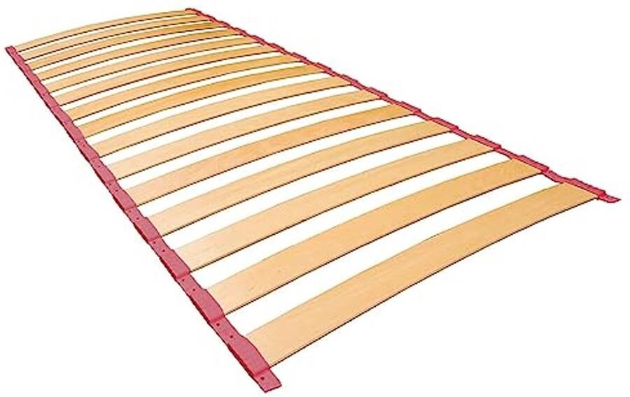Rollende Lattenbodem 80 cm 190 cm voor Bedden en Slaapbanken