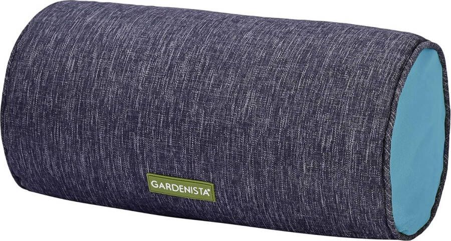 Rond Bolster Outdoor Kussen water- en weerbestendig 50 x 20 cm kussen UV-bestendig duurzaam materiaal comfortabel en duurzaam perfect voor bank terras en tuin (blauwgroen)