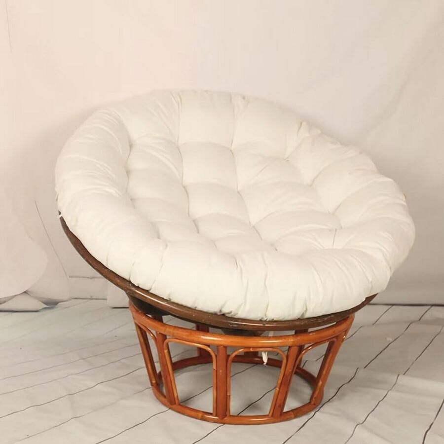 Rond dik zitkussen voor stoelen Comfortabel en zacht hangstoelkussen 40 x 40 cm