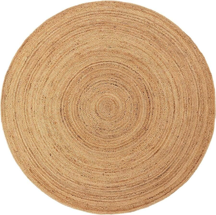 Natuurlijk jute tapijt milieuvriendelijk woonkamer eetkamer slaapkamer keuken India gemaakt 90 cm