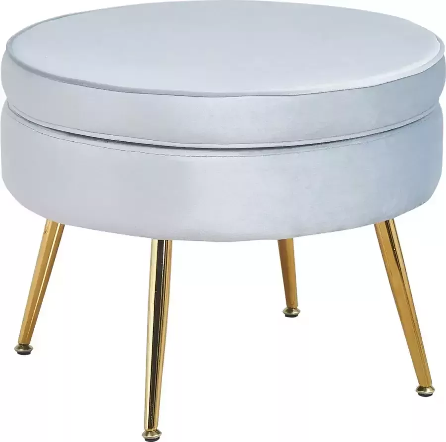 SalesFever Hocker Calm Gepolsterter Hocker mit Charme met hoog zitkussen