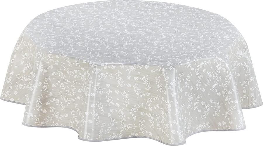 Rond tafelkleed 140 cm gemakkelijk te reinigen geschikt voor binnen en buiten