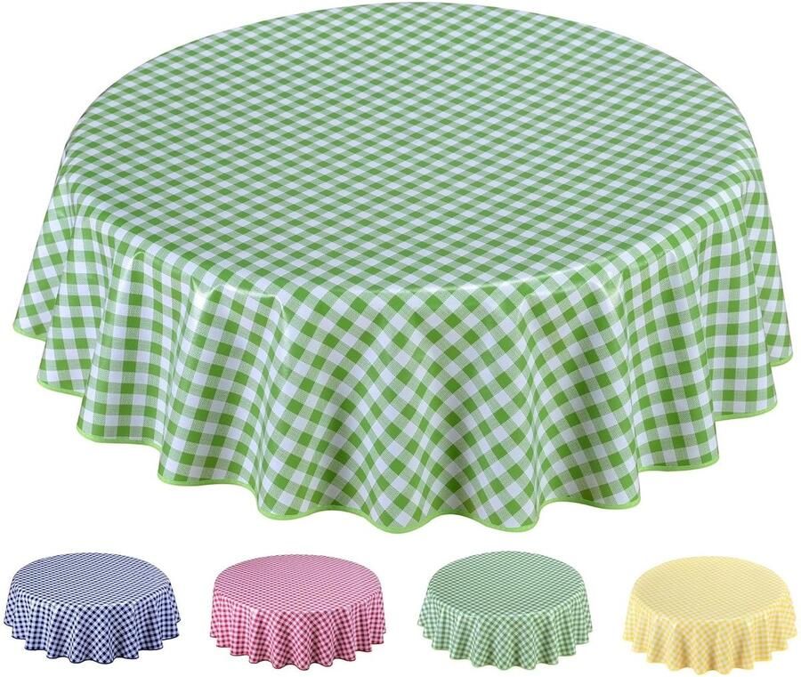 Rond tafelkleed 140 cm praktisch en waterafstotend voor binnen en buiten