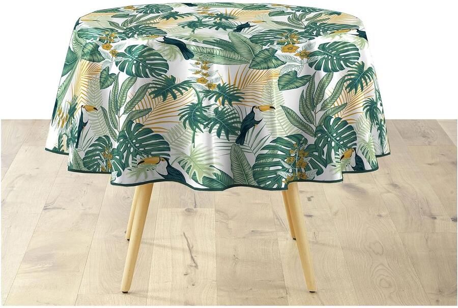 Rond tafelkleed 160 cm onderhoudsvriendelijk PVC