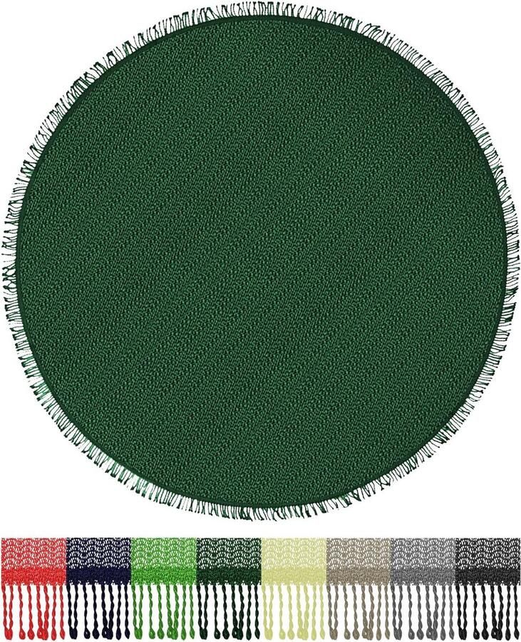 Rond Tafelkleed Weerbestendig en Antislip 140 cm Groen