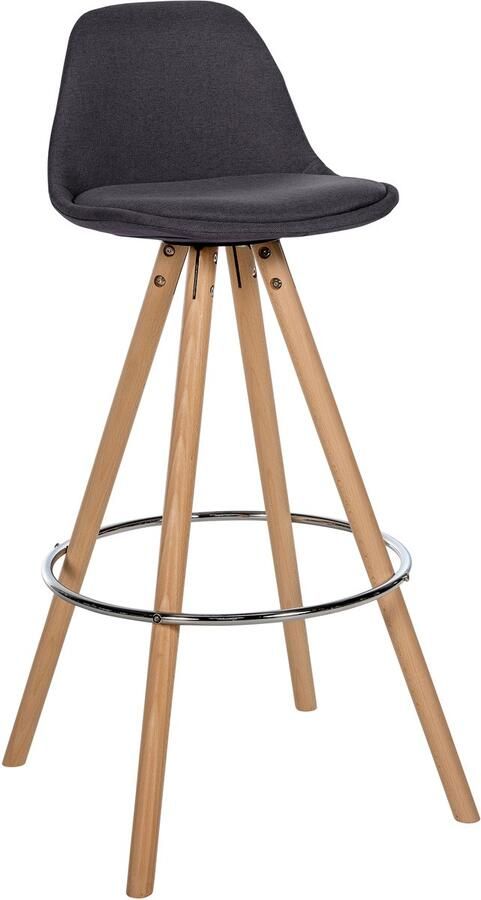 Ronde Barkruk Kruk Optimaal Zitcomfort Stoffen Bekleding Duurzaam en Onderhoudsvriendelijk