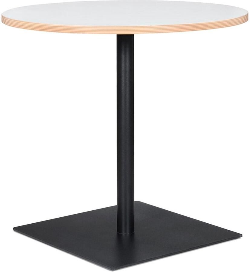 Ronde Eettafel ROUND Bistro Tafel Stevig Melamine Blad Modern Design