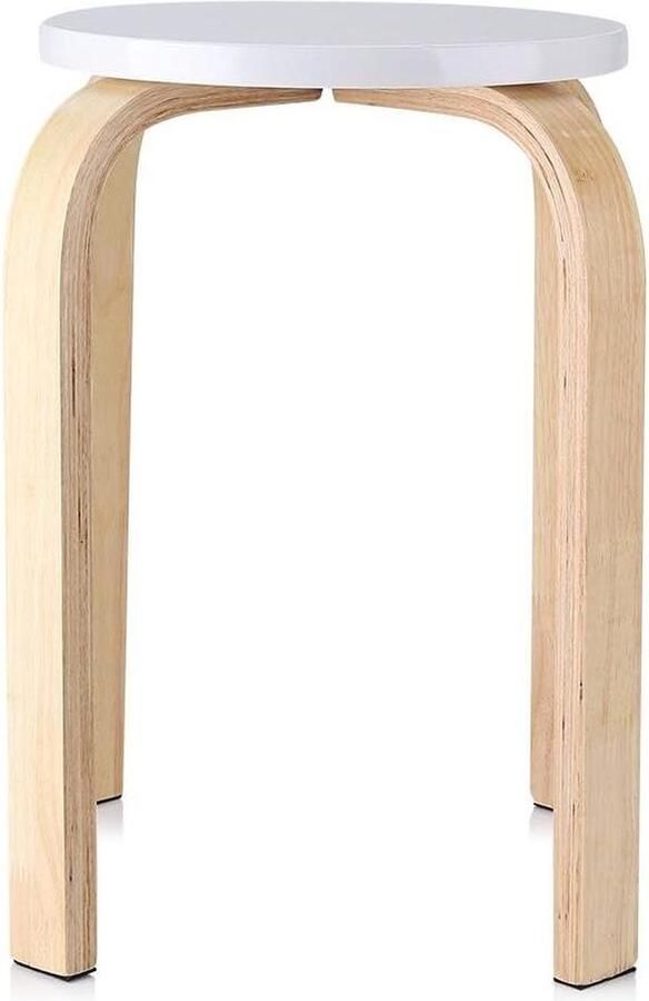 Multifunctionele massief cederen kinderkruk uniek stuk voor tuinplantenstandaard en bijzettafel 30x35x36cm Houten kruk - Foto 4