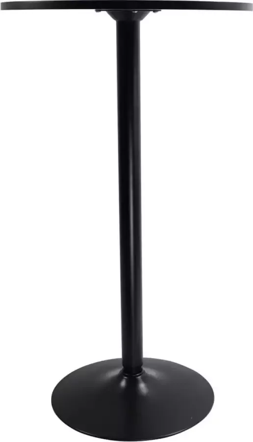 Ronde hoge tafel Bistrotafel met een hoogte van 105cm Bar tafel Zijtafel zwart