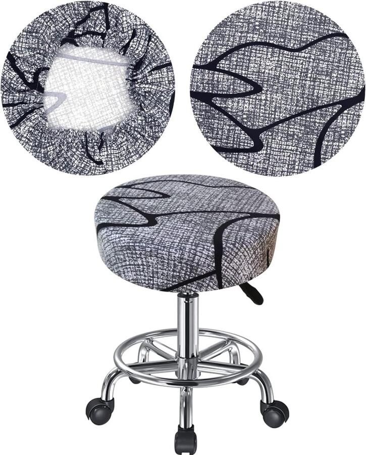 Ronde Krukhoes voor Buiten Beschermende en Wasbare Stoelhoes voor Barkrukken (Diameter 30-40 cm)