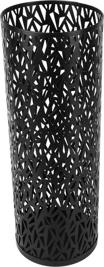 Ronde Metalen Parapluhouder voor paraplu's en Wandelstokken Entree Paraplubakrek (Klein)