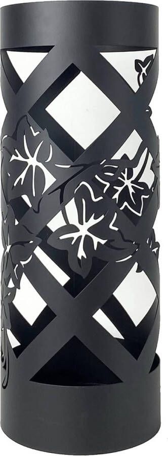 Ronde paraplubak zwart 56 cm hoog