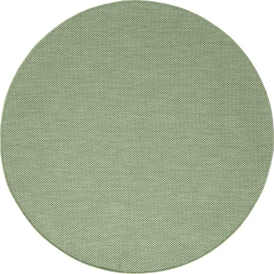 Ronde Plat Geweven Tapijt Voor Binnen en Buiten Weerbestendig en UV-bestendig 160 cm