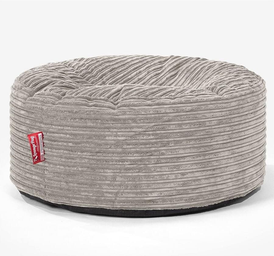 Ronde Pouf Zitzak van Corduroy – Lichtgewicht Duurzaam en Kindveilig