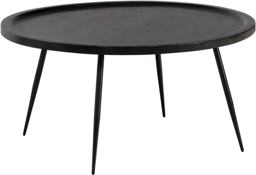 Ronde salontafel Ronde salontafel houten middentafel handgemaakte elegantie 75 cm x 75 cm x 38 cm