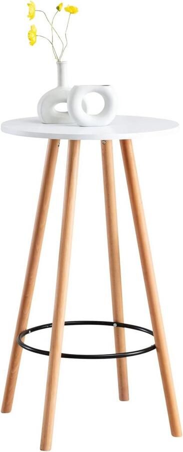 Ronde Statafel Mijas Wit