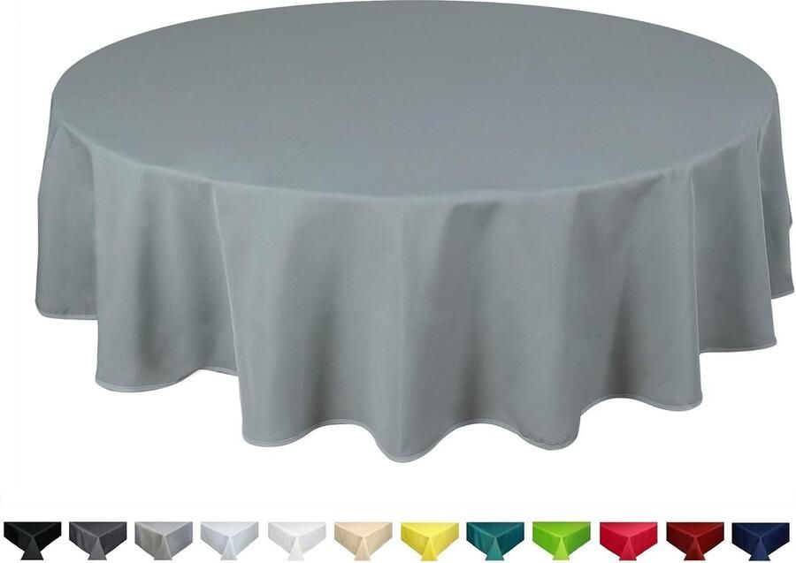 Ronde Tafelkleed Onderhoudsvriendelijk 1 stuk Polyester 140 cm