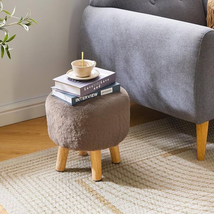 Ronde voetenbank multifunctioneel kleurrijk comfortabel