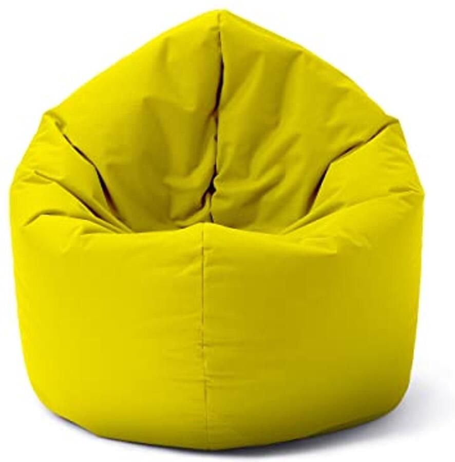 Ronde Zitzak 120 x 80 x 75 cm 2-in-1 binnen en buiten Waterdichte Zitzak met 300 l Vulling