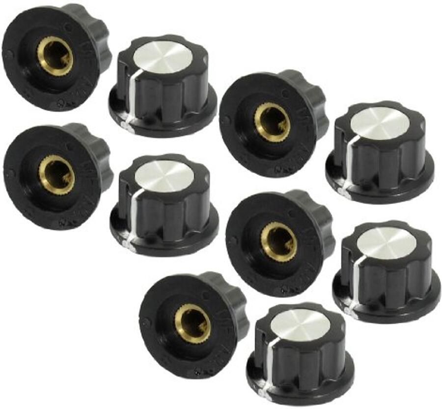 Rotating Knoppen 19mm voor Potentiometer Set van 10 Stuks