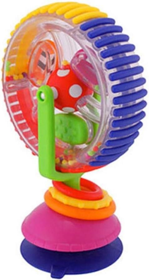 Roterend reuzenwielspeelgoed Kleurrijk Zuignap Vroegeducatief Kinderwagen